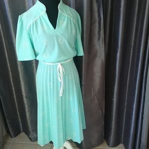 True Vintage atomic mint dress size 1x 2x